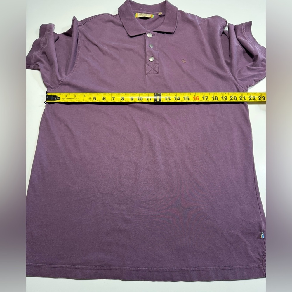 True Grit Men’s Polo Shirt Size Medium Burgundy Texas Logo - Picture 9 of 10